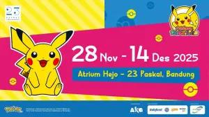 Pokemon PLAY LAB, sebuah pop-up store bertema Pokemon yang menghadirkan berbagai merchandise resmi dan aktivitas seru. (FOTO: Dok.Pokemon)