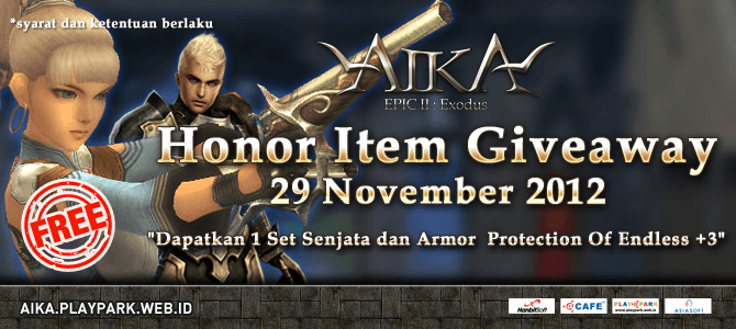 AIKA Bagi-Bagi Item Menarik!