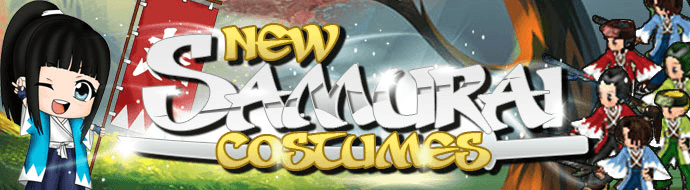 New Samurai Costumes Angel Love Online