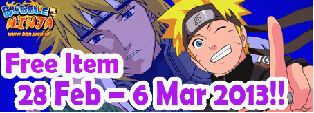 Bubble Ninja Bagi-Bagi Item Gratis Seminggu Penuh!