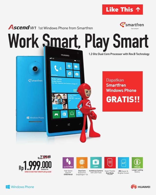 Smartfren Bagi-Bagi Ratusan Windows Phone GRATIS!