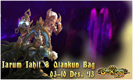 GoKong Online Hadirkan `Jarum Jahit dan Qiankun Bag`