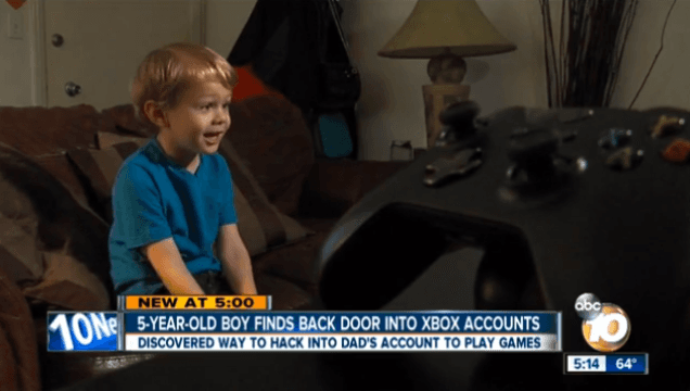 Bocah 5 Tahun Temukan Celah Keamanan Pada Xbox