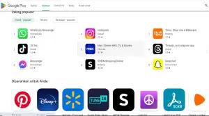 Toko aplikasi resmi untuk mendapatkan aplikasi wajib di HP Android baru. (FOTO: play.google.com)