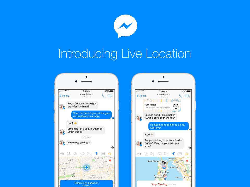 Wow! Facebook Messenger Sekarang Bisa Share Location Real Time!