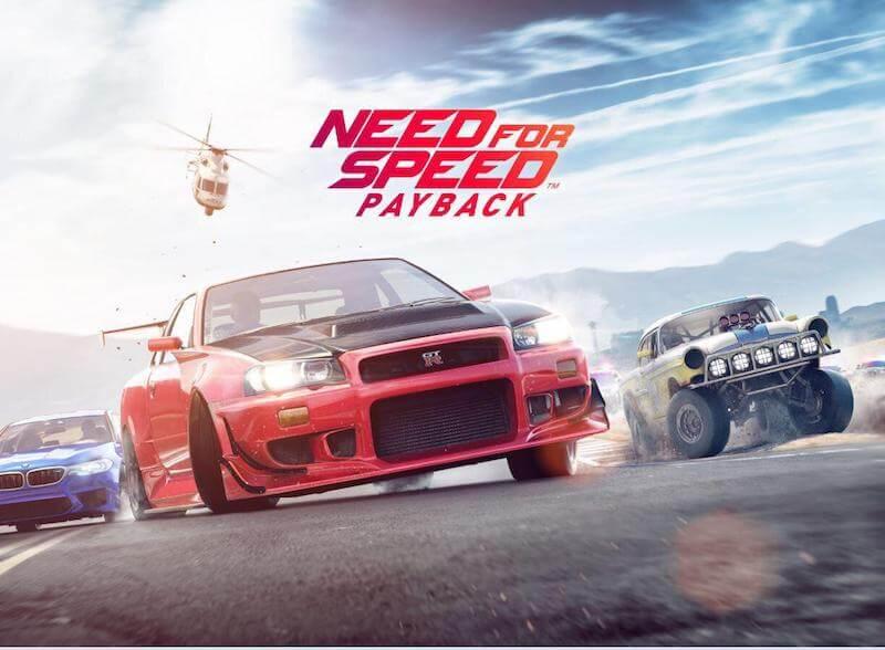 Video Gameplay Need for Speed Payback