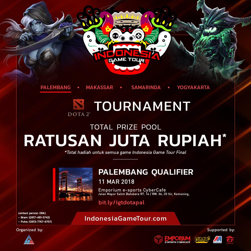 Indonesia Game Tour 2018 Menuju Palembang