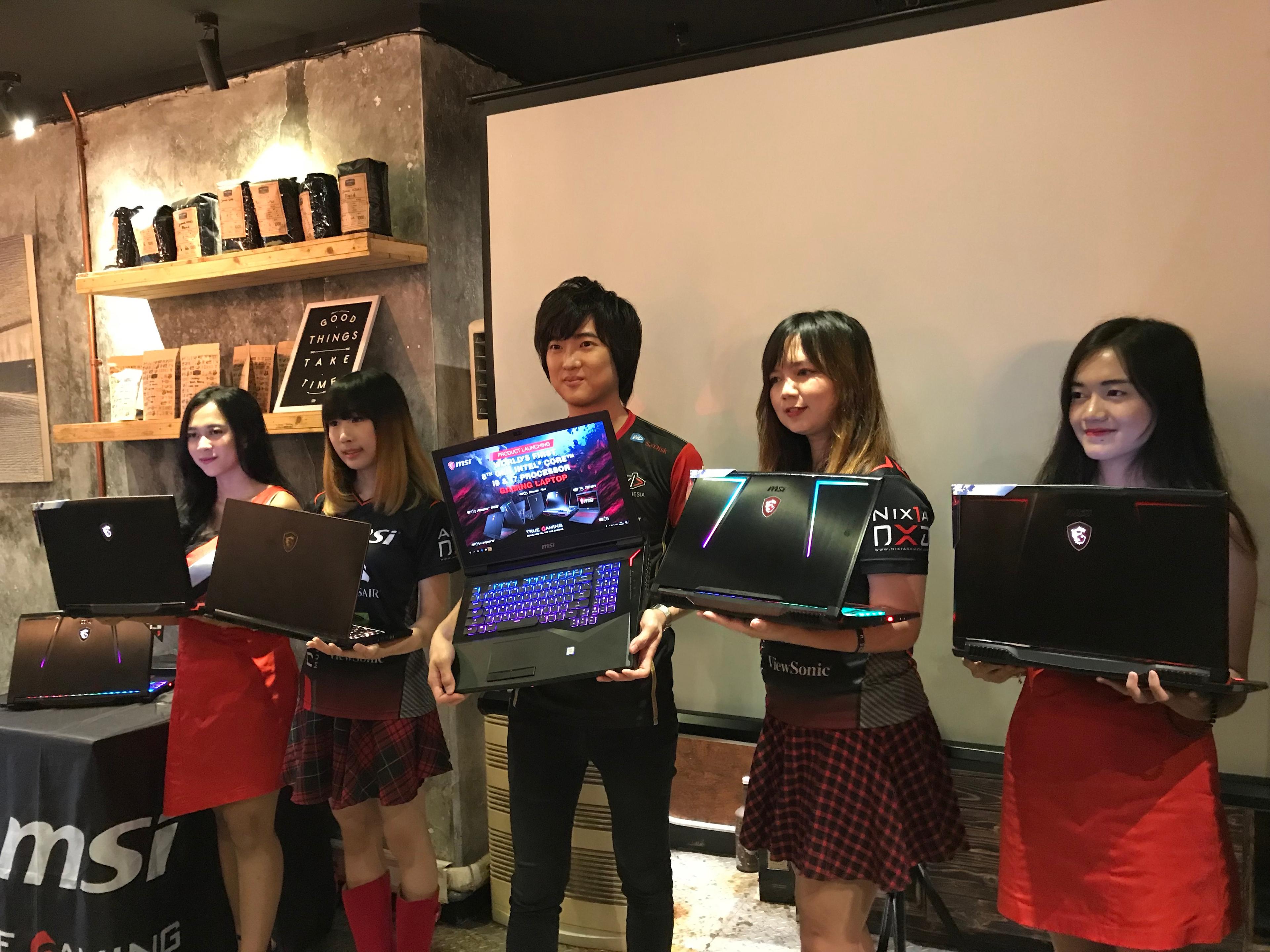 MSI Hadirkan Jajaran Laptop Gaming Premium Yang Dilengkapi Prosesor Intel Generasi ke-8