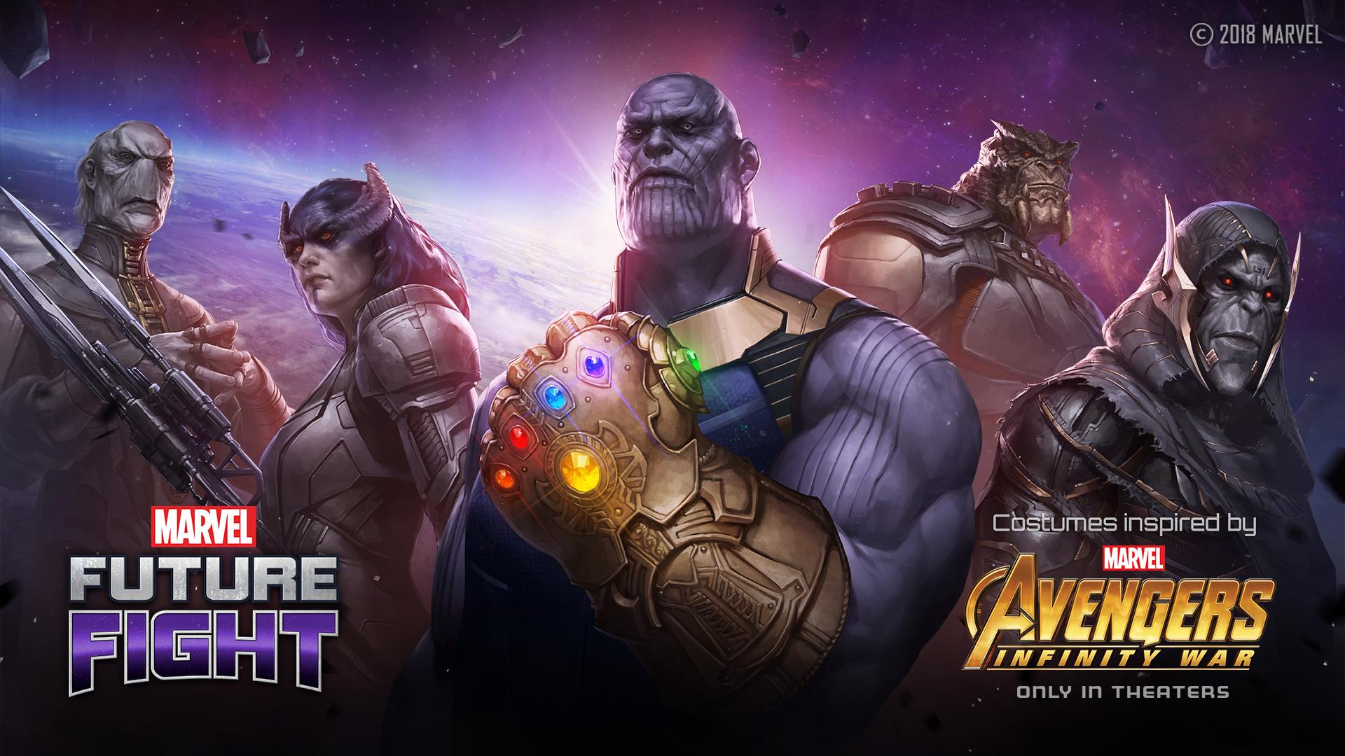 Marvel Future Fight hadirkan Update Terbaru yang Berkaitan dengan Avengers: Infinity Wars
