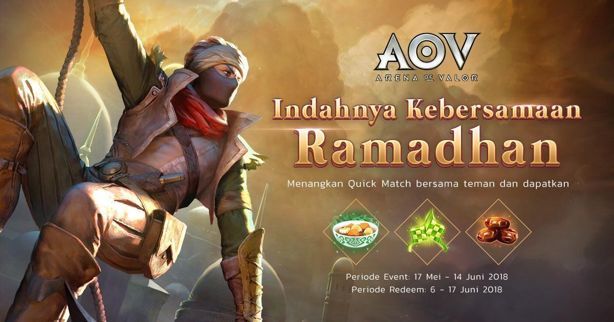 Event Spesial Ramadhan Garena AoV Mengajak Challengers Berbagi