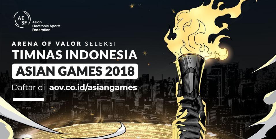 Daftarkan Tim AOV Kamu Segera & Jadi Wakil Timnas Indonesia untuk Asian Games 2018
