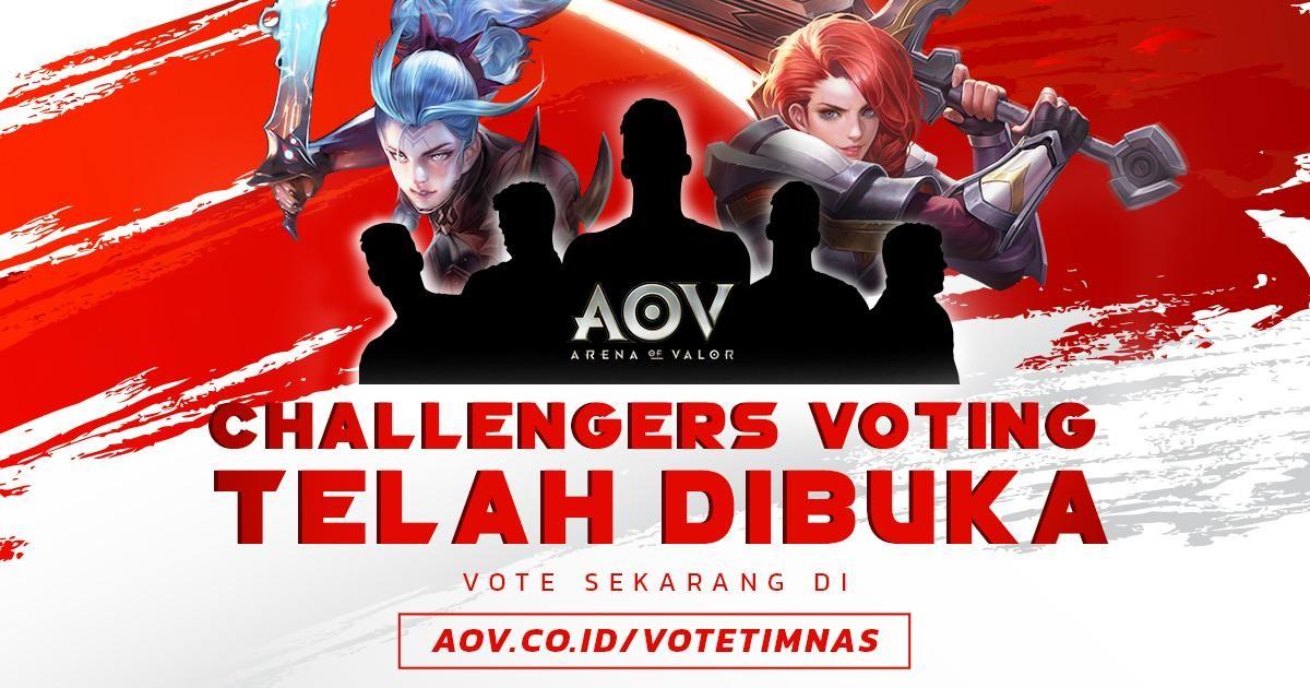 Ayo Pilih Pemain Favoritmu untuk Masuk Timnas AOV Indonesia!!!
