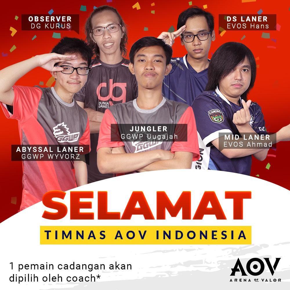 Sambut Kelima Member Timnas AoV Indonesia Untuk Asian Games 2018!!!!