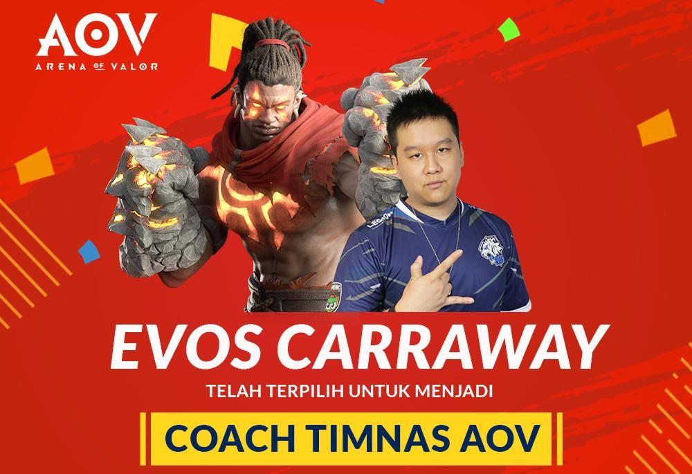Sambut Pelatih Timnas AOV Indonesia di Asian Games 2018, Henri Teja "EVOS Carraway"