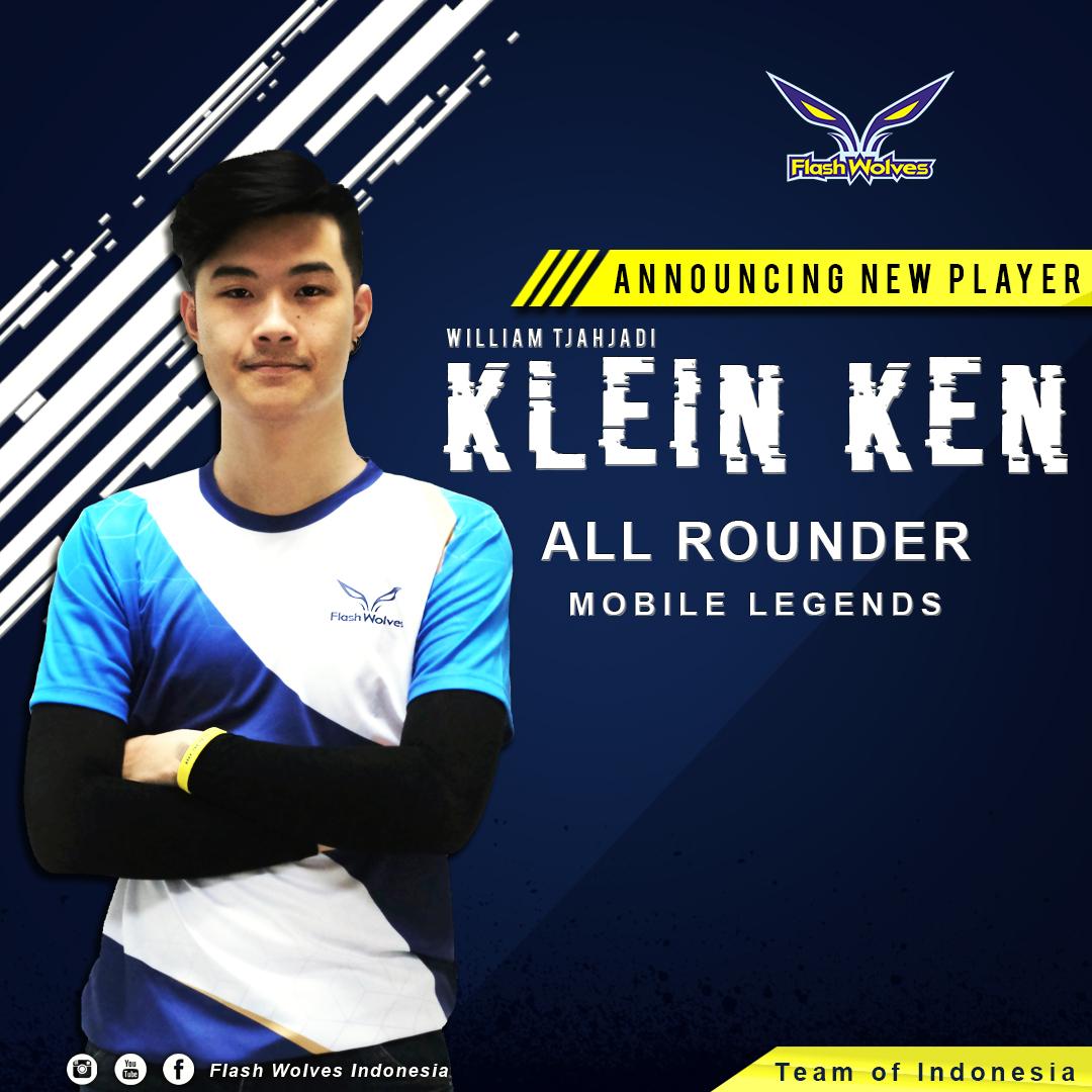 Flash Wolves Indonesia Rekrut Klein Ken
