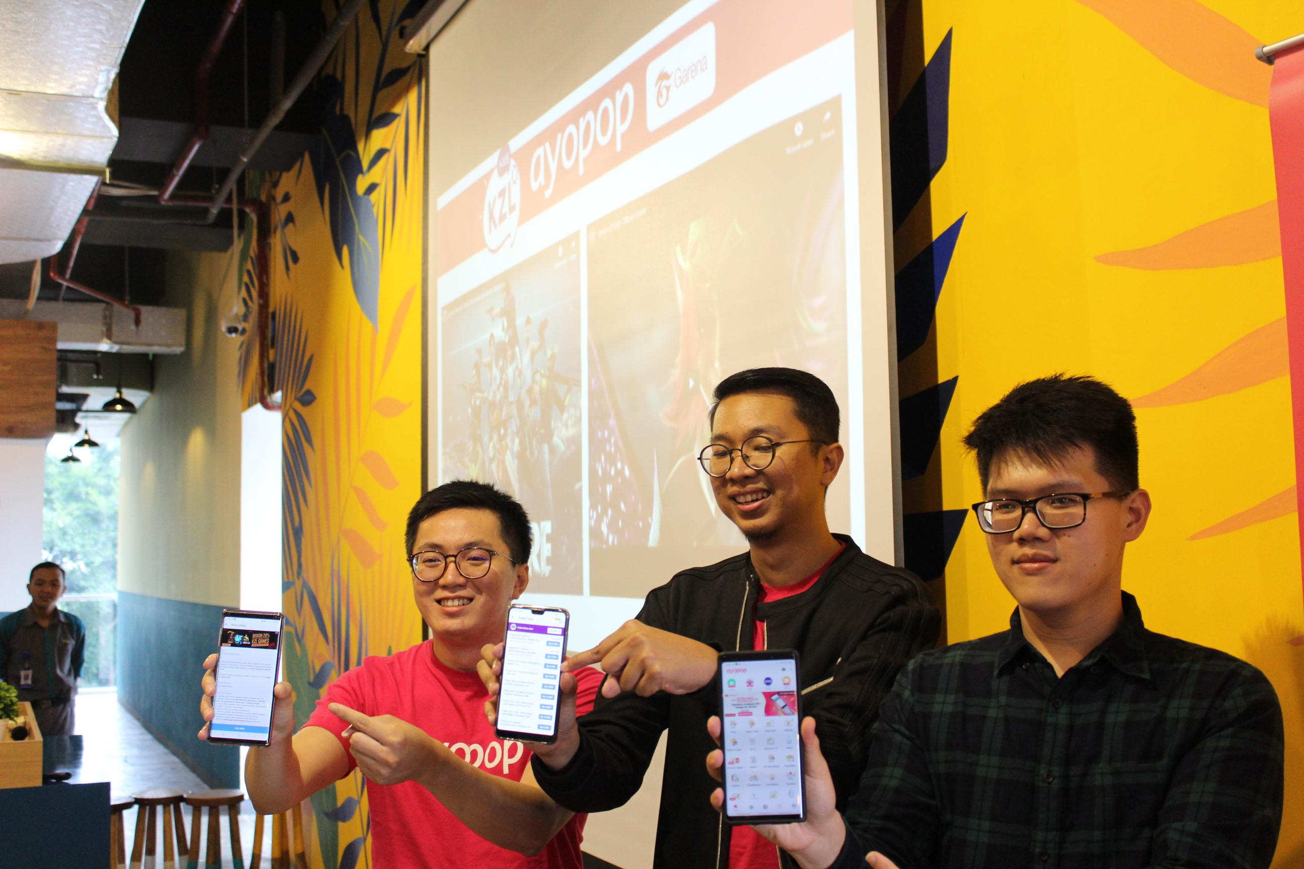 Aplikasi Pembayaran Digital Asli Indonesia, Ayopop Gandeng Axis dan Garena Luncurkan Paket Data KZL Games