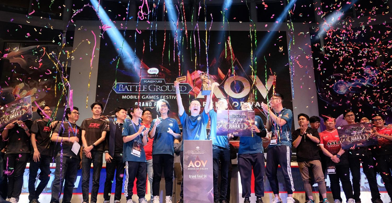 EVOS Juara! Serta Kemeriahan KASKUS BattlegroundSebagai Pendukung Kemajuan Esports