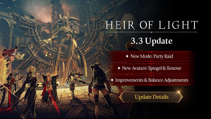 Update Terbaru ! Heir Of Light Resmi Rilis Mode Real-Time Party Raid