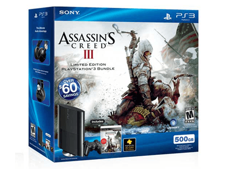 Bundel Baru Assassin Creed 3 Berhadiah Ps3 Super Slim dan Costum Assassin!