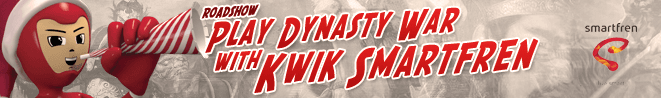 Roadshow Seru Play Dynasty War Bersama Kwik Smartfren!
