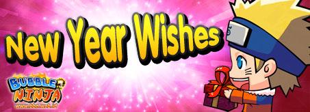 Event New Year Wishes Bubble Ninja