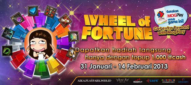 Event AIKA Wheel of Fortune, Test Your Luck Here!