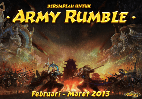 Event Seru Gokong Online, Army Rumble Sedang Berlangsung!