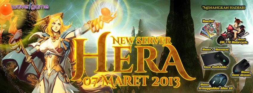 Event Peluncuran Server Baru Hera Segera Datang!