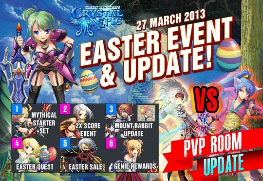 Easter Event & Update di Crystal Epic!