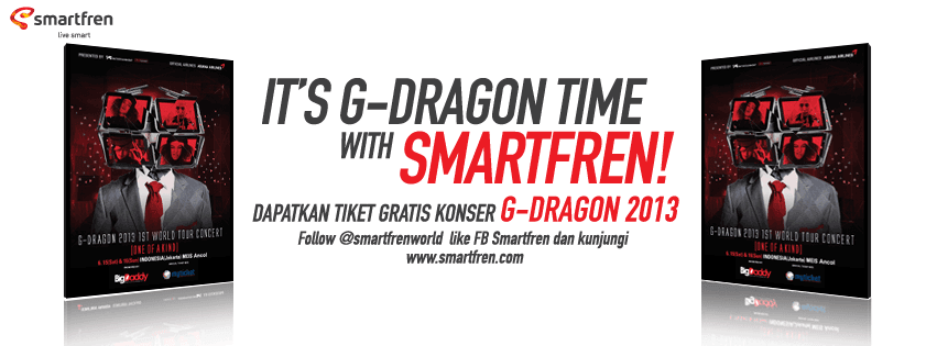 Gelegar Hadiah, Smartfren Bagi-Bagi 50 New Smartfren Andromax I Dan Tiket Konser G-Dragon!