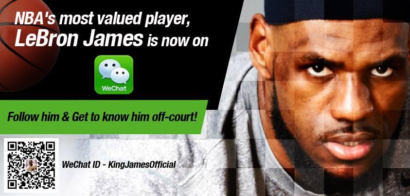 Setelah Lionel Messi, Atlit Basket Profesional LeBron James Ikut Bergabung di WeChat!