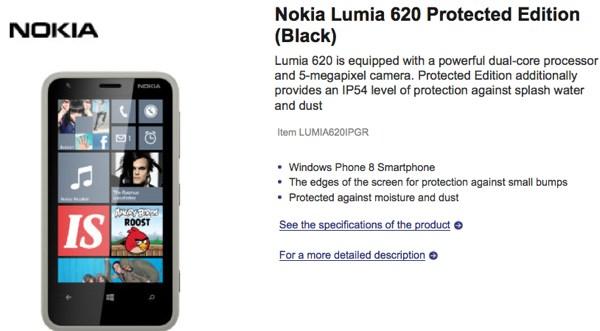 Nokia Mulai Pasarkan Lumia 620 Tahan Air dan Debu
