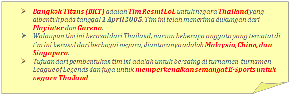 Garena Hadirkan Tim LoL Profesional Thailand ke IGS 2013