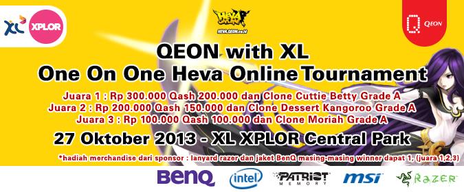 Bersama XL, Qeon Adakan Turnamen 1vs1 Tournamen Heva Online!