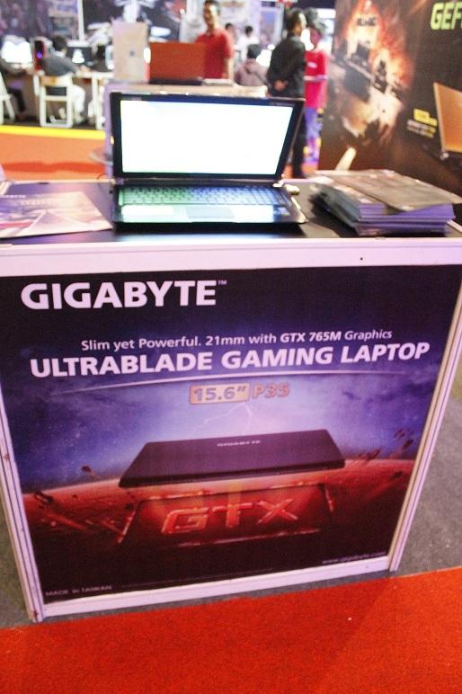 Laptop Gaming Super Canggih Gigabyte Ultrablade P25 Nongol di Jakarta Game Show 2013!