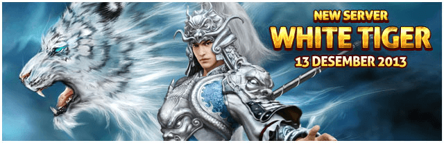 White Tiger, Server Baru Kingdoms Fighter Dengan Banyak Event