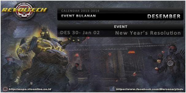 Rayakan Tahun Baru Bersama Mercenary Ops Bersama Event New Years Resolution