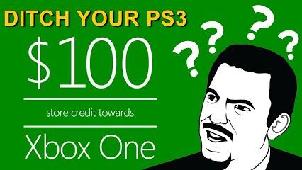 Memalukan, Microsoft Tawarkan Sony Fanboy Tukar Tambah PS3 Ke Xbox One!