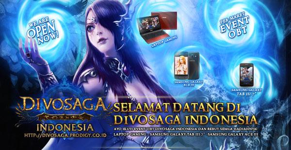 Open Beta DivoSaga Indonesia Dimulai. 7 Event Banjir Hadiah Fantastis !!