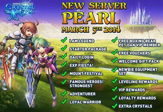 Crystal Epic - New Server - Pearl!