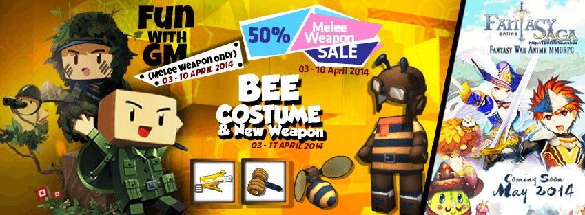 Brick Force Online New Item Mall, 50% Melee Weapon Sale, Fun With GM