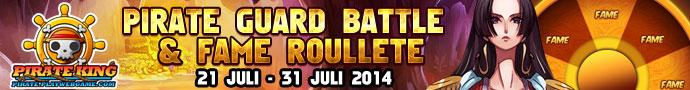 Pirate King Event Pirate Guard Battle & Fame Roullete