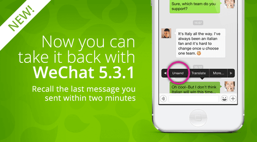 Tak Akan Ada Typo Lagi Pada Percakapan di WeChat