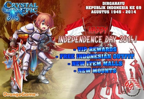 Sambut Hari Kemerdekaan dengan event menarik di Crystal Epic!