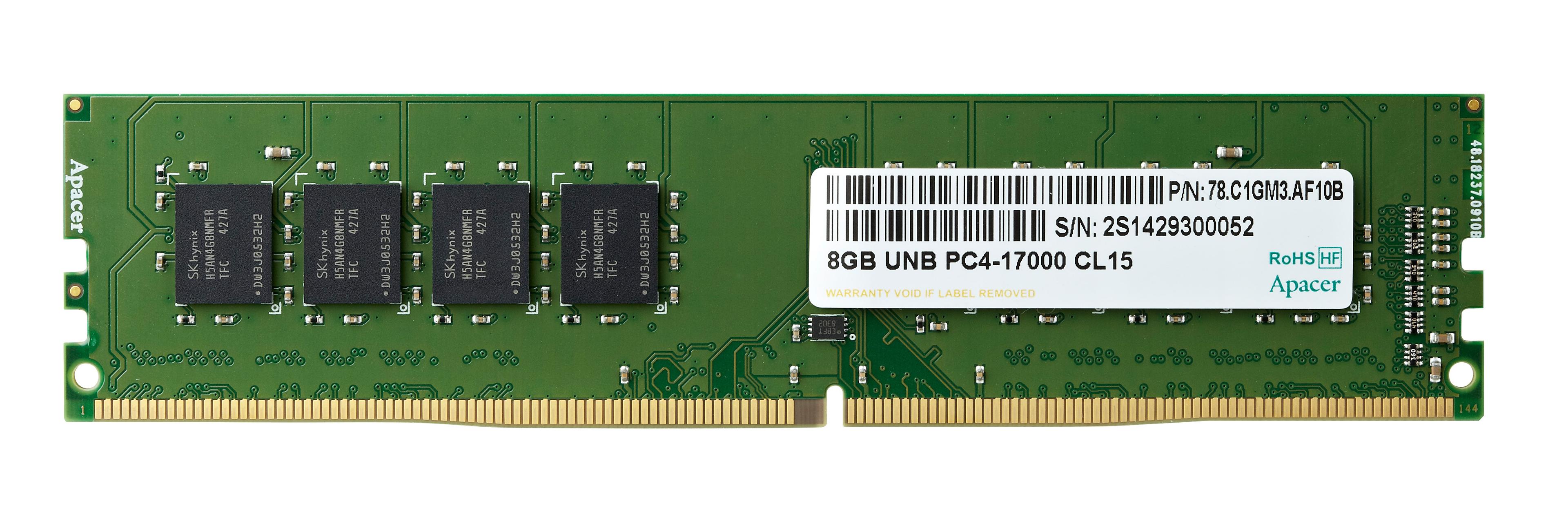 Apacer Meluncurkan DDR4 2133 U-DIMM