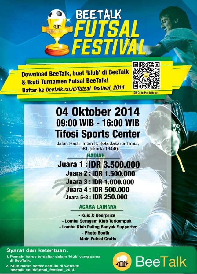 Beetalk Adakan Pesta Bola di  `BeeTalk Futsal Festival 2014`