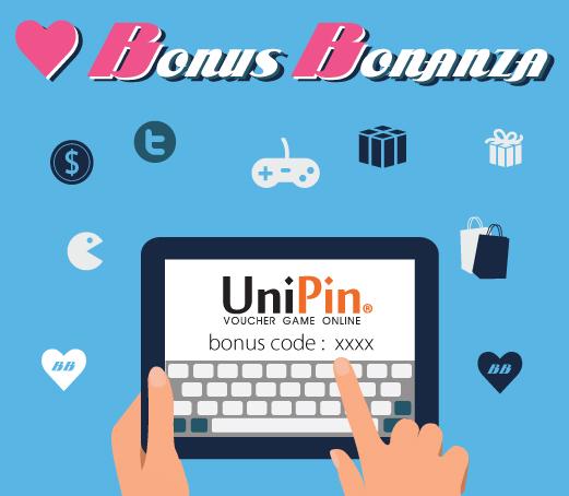[UniPin] Love Bonus Bonanza  Bonus Code