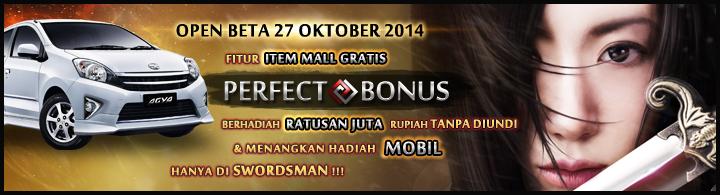 Swordsman Online Sambut Open Beta dengan Event "Perfect BONUS" Berhadiah Utama Toyota AGYA