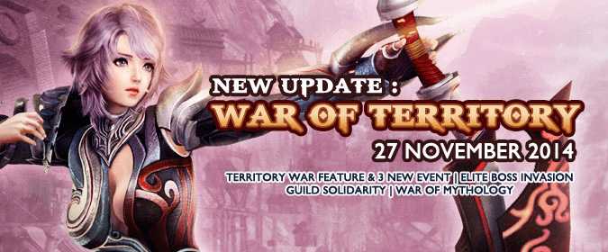 Weapons of Mythology War of Territory Update