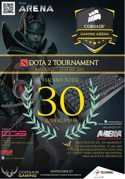 Corsair Gaming Arena Siap Panaskan Persaingan Tim DOTA 2 Indonesia!